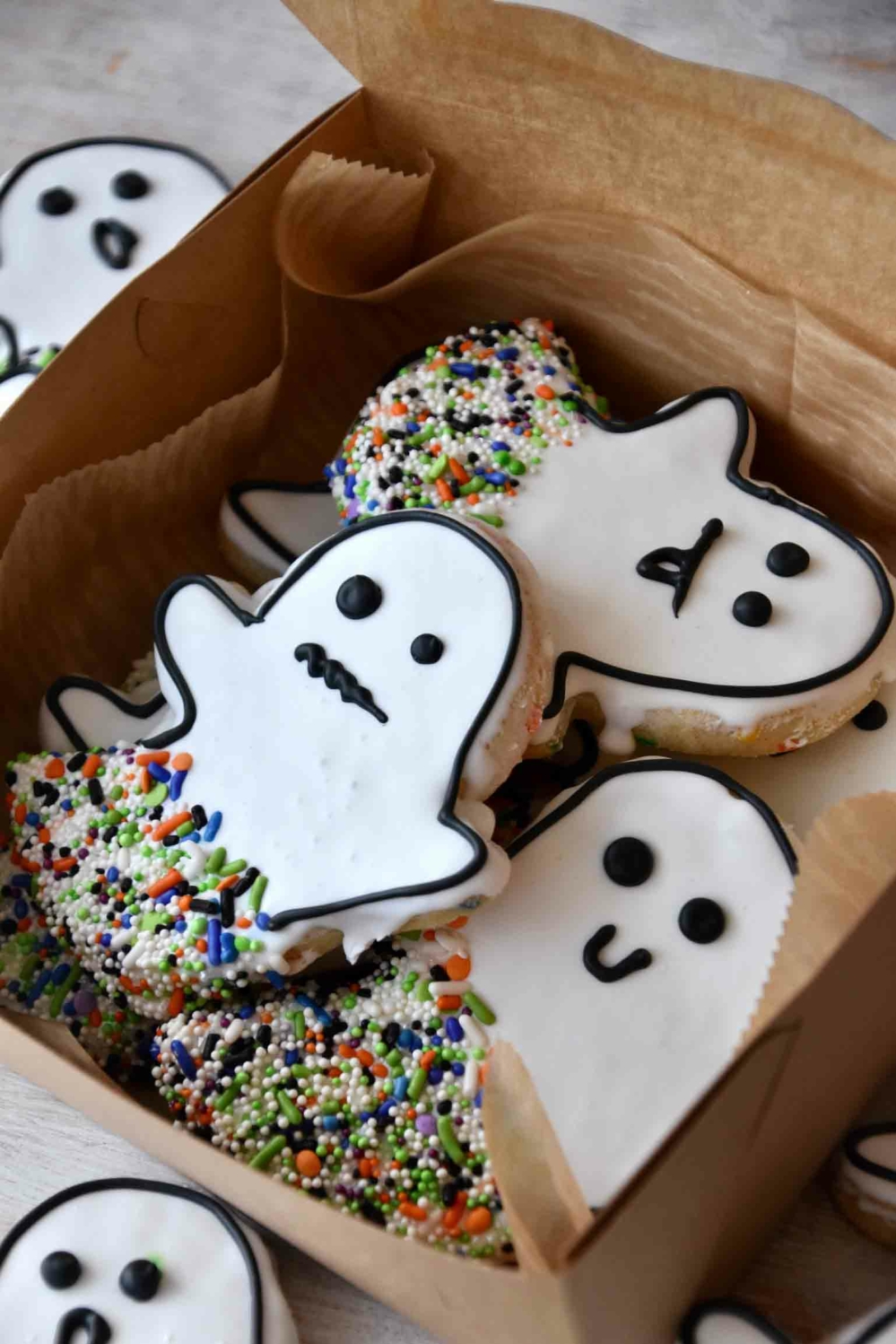 2023 Ghost Cutout Cookies