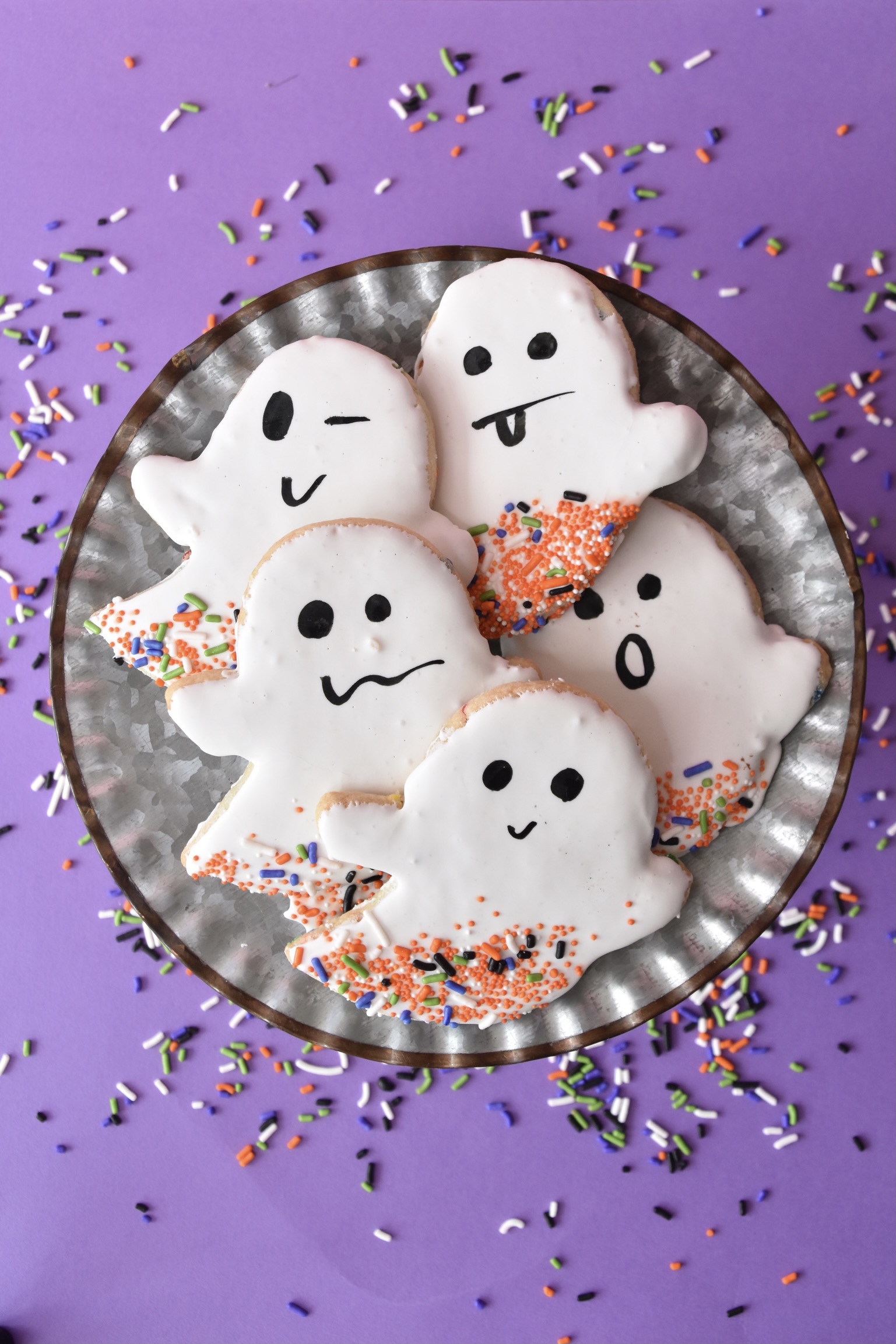 Ghost Cutout Cookies