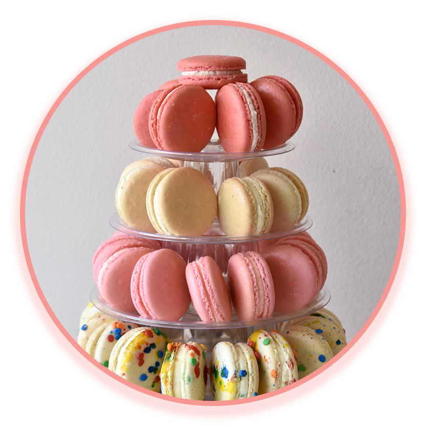 Macaron Tower by Bake Me Treats